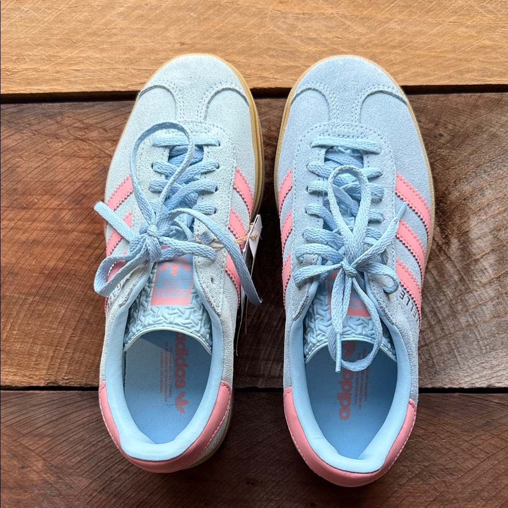 Adidas Gazelle Bold J ~ Clear Sky Pink Spark size 5 kids youth = 7 Women - Picture 2 of 7